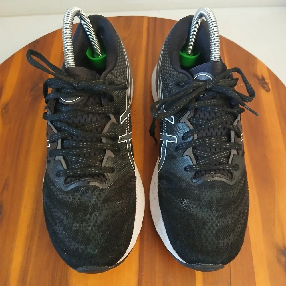 ASICS Gel-Nimbus 23 Womens 8.5 Black Running Shoes Sneakers 1012A885